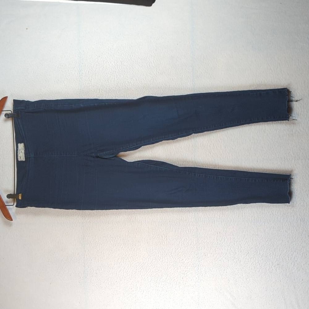 Free People Raw Hem Stretch High Waist Skinny Jean Jeggings 28